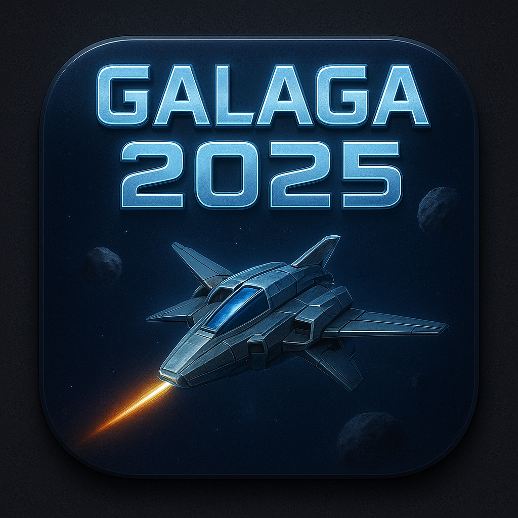 Galaga Classic Arcade Simulator Game