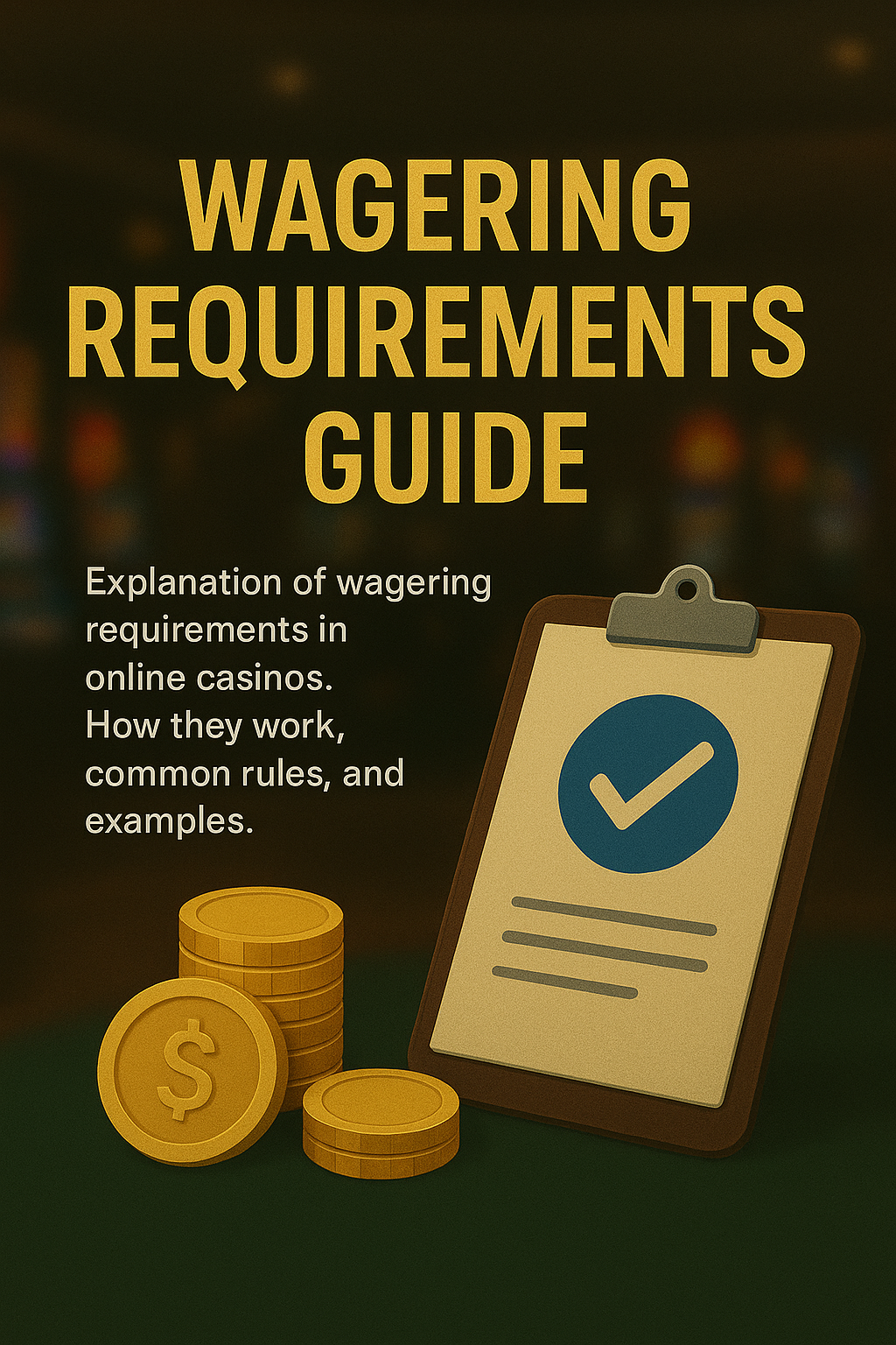 Casino Wagering Requirements Guide - Understanding Bonus Terms